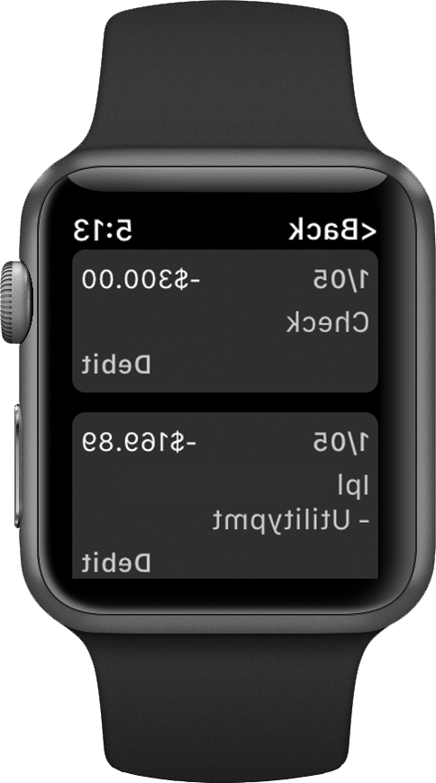 苹果的手表 interface